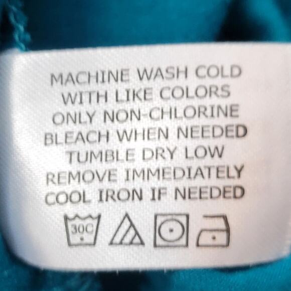 Coolibar Women's Long Sleeve Tee UPF 50+ Sun Protective Teal Small - Picture 6 of 6